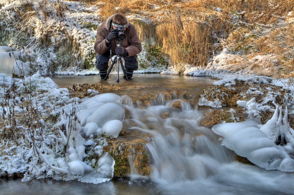 bei Eiseskälte fotografieren