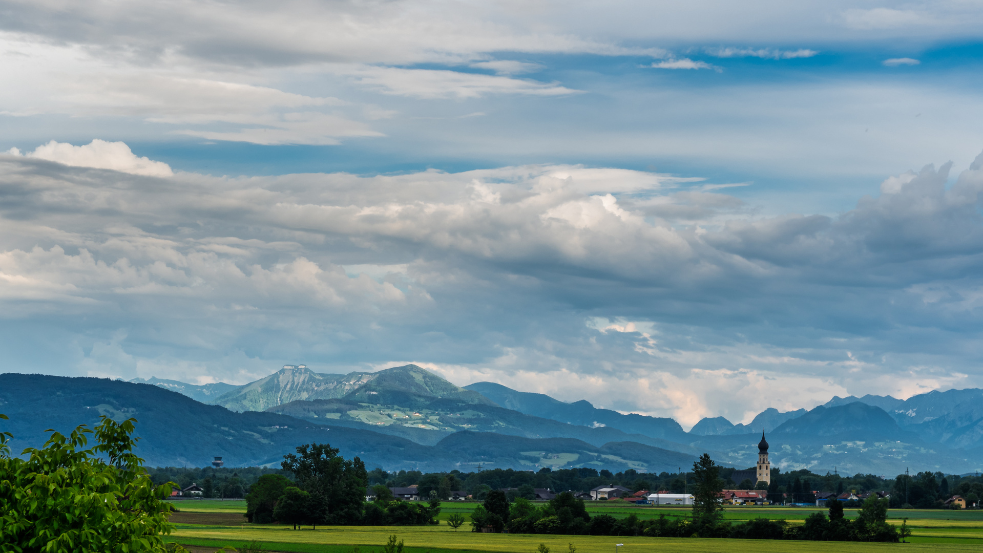 Bei Freilassing, auf dem Weg nach Kroatien