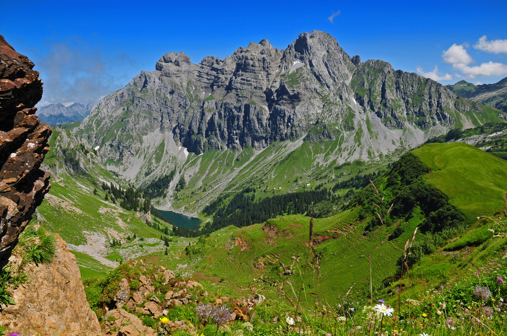 Bei Glarus in der Schweiz nähe Mullern am Fronalpstock