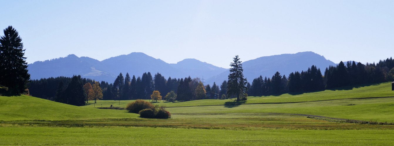 Bei Greggenhofen: Immenstädter Hausberge