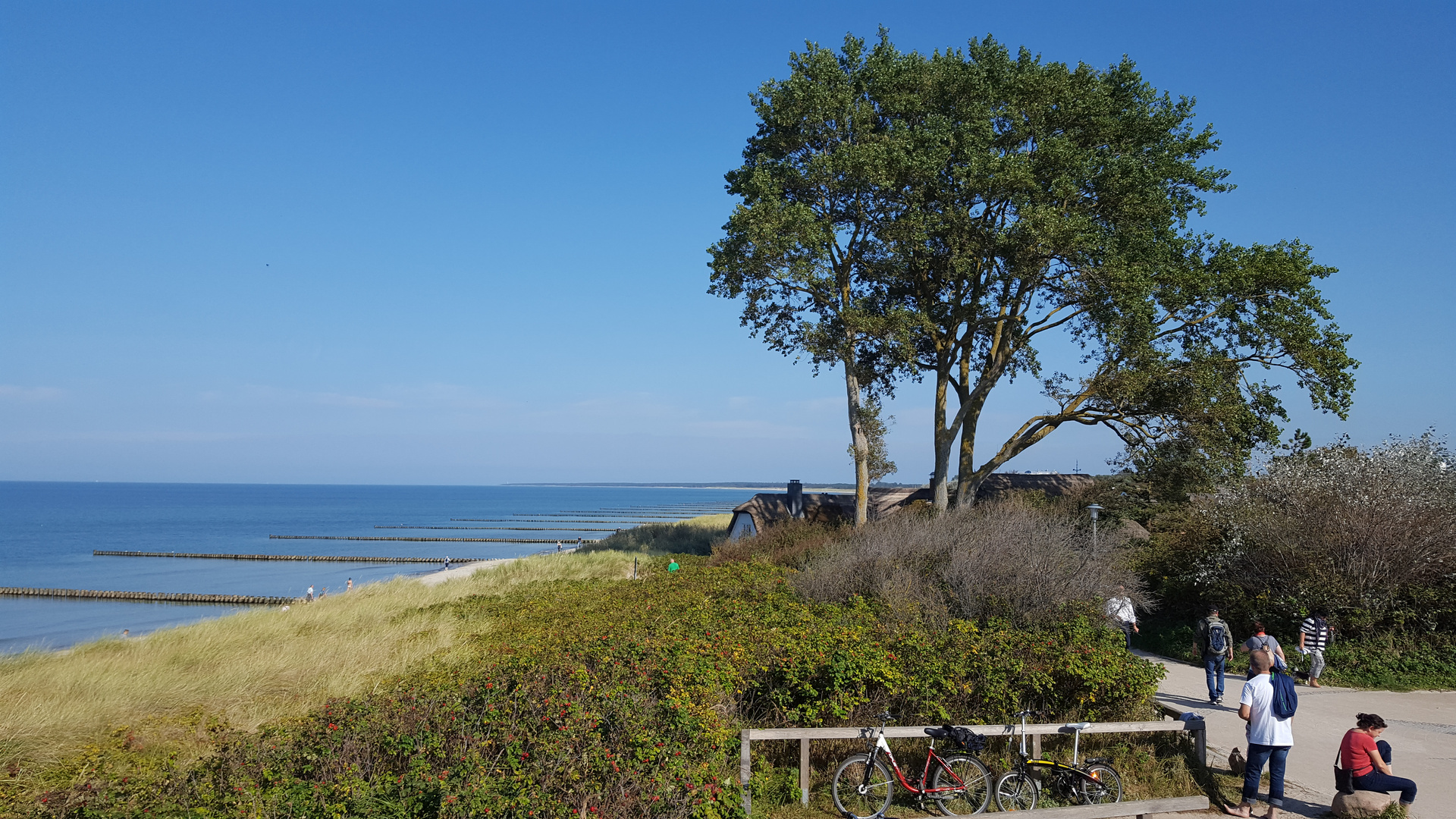 - bei gutem Wetter an der Ostsee -