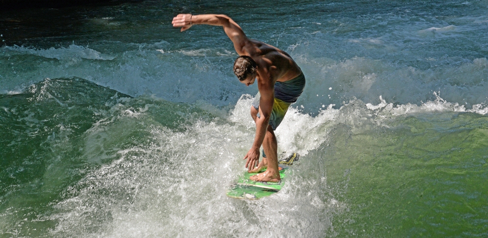 Bei Hitze: EISBACH! - Rücken an Waldmeister