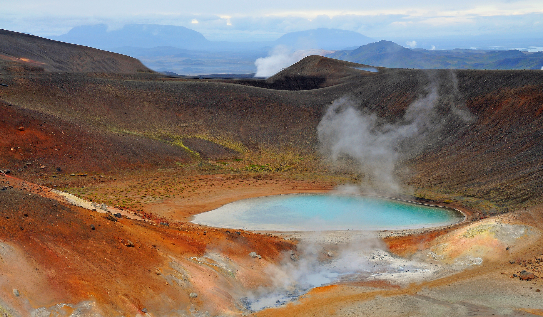 Bei Krafla in der Nähe des Mývatn