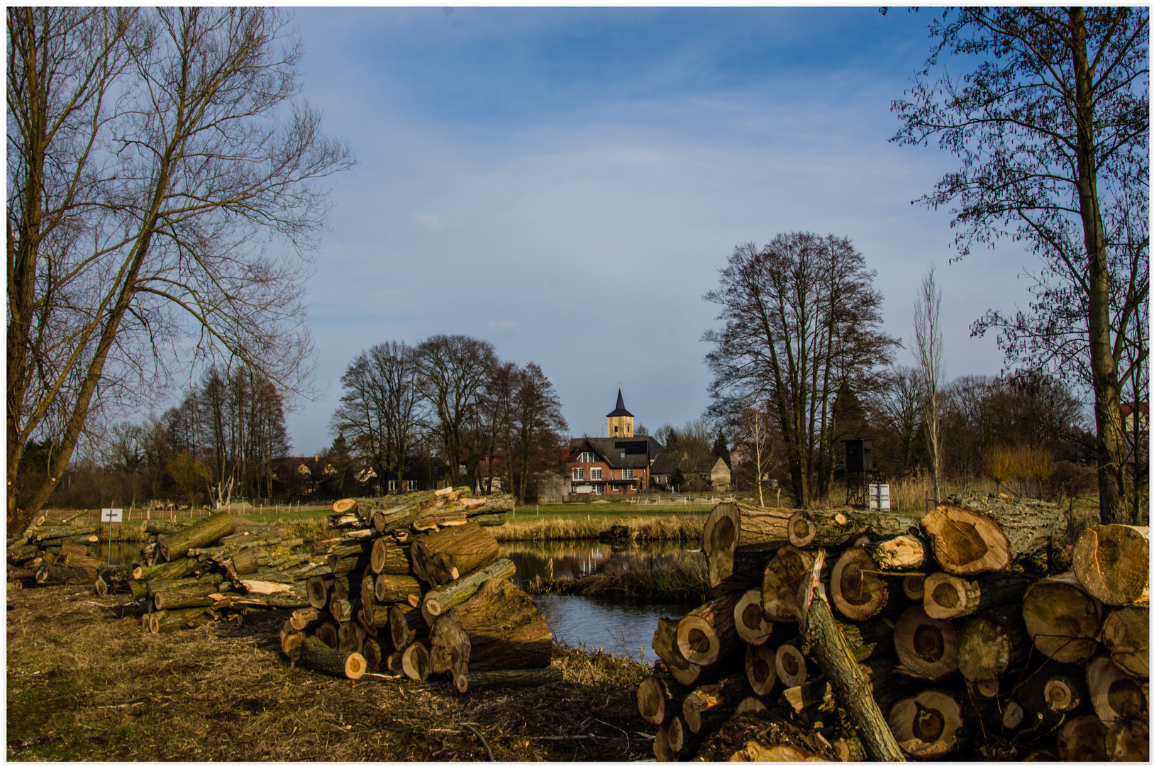 bei Märkisch Buchholz Foto & Bild landschaft, bach, fluss & see