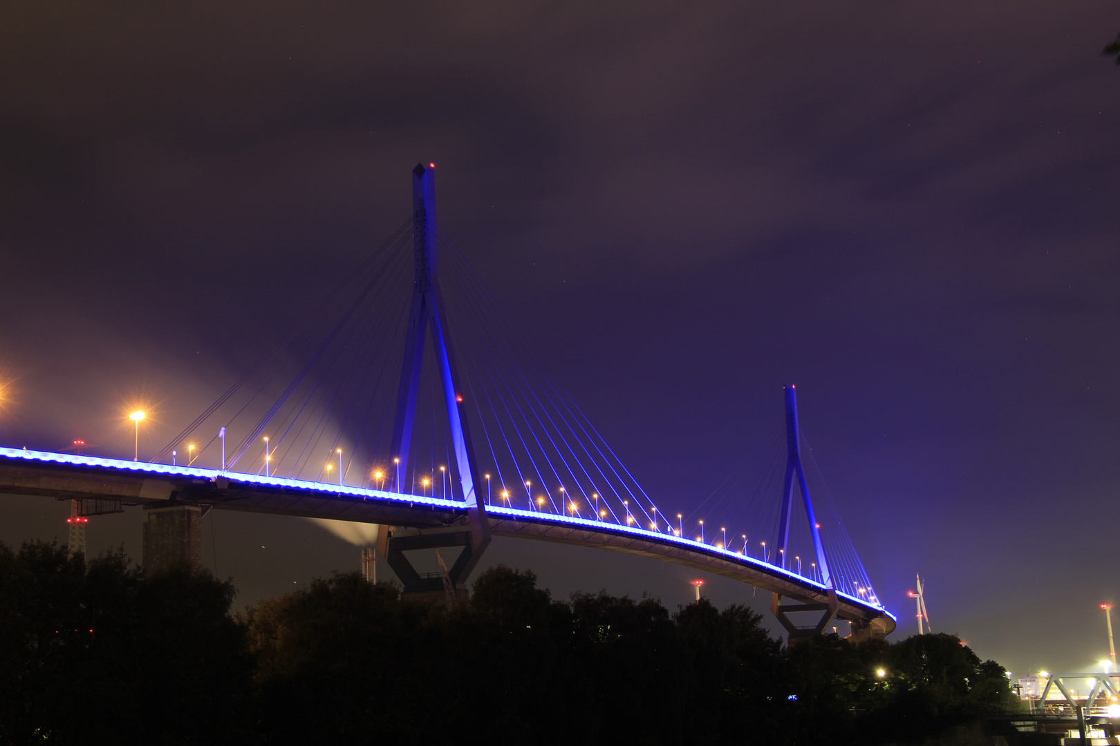 Bei Nacht in Blau