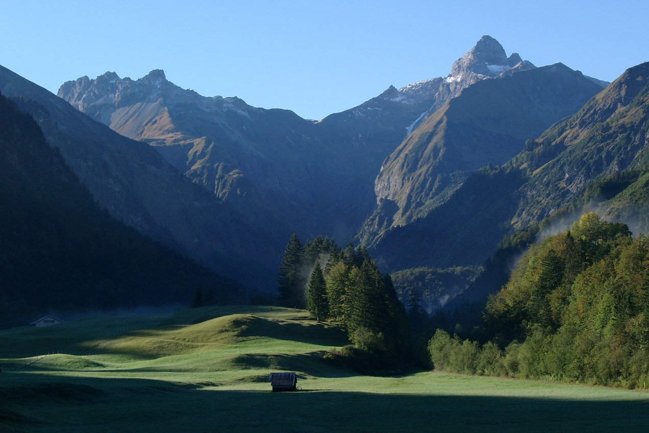 Bei Oberstdorf, morgens halb8