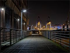 Bei Ovelgönne  ... Durchblick auf die Elbe