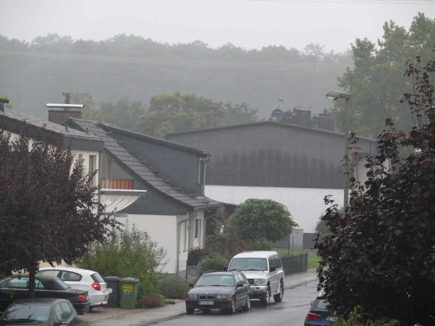 Bei schlechtem Wetter, ein Tag zum Schlafen.