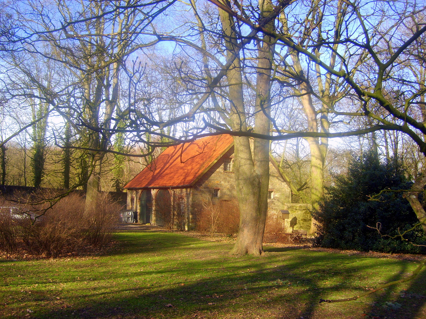 Bei Schloss Cappenberg