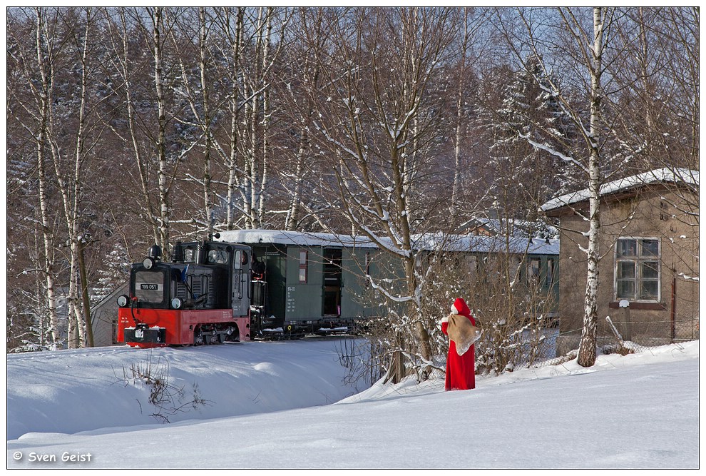 Bei Schönheide im Schnee