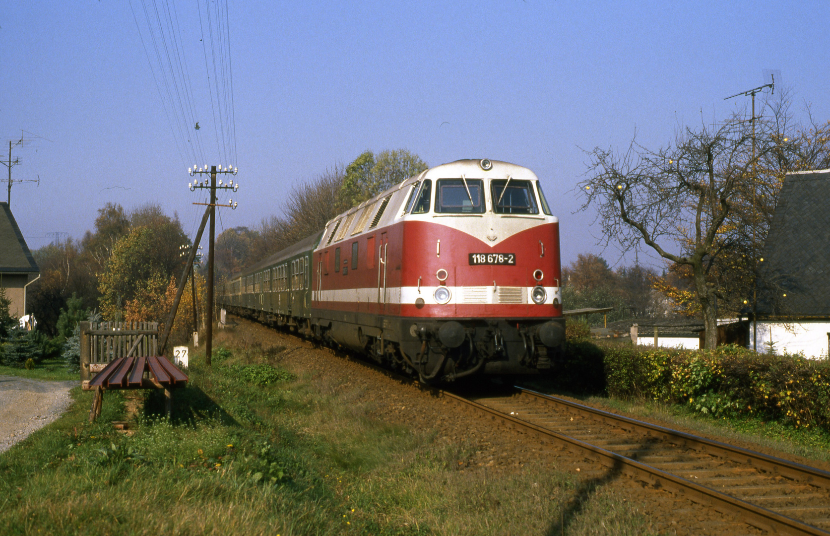 Bei Sohland mit dem E983.