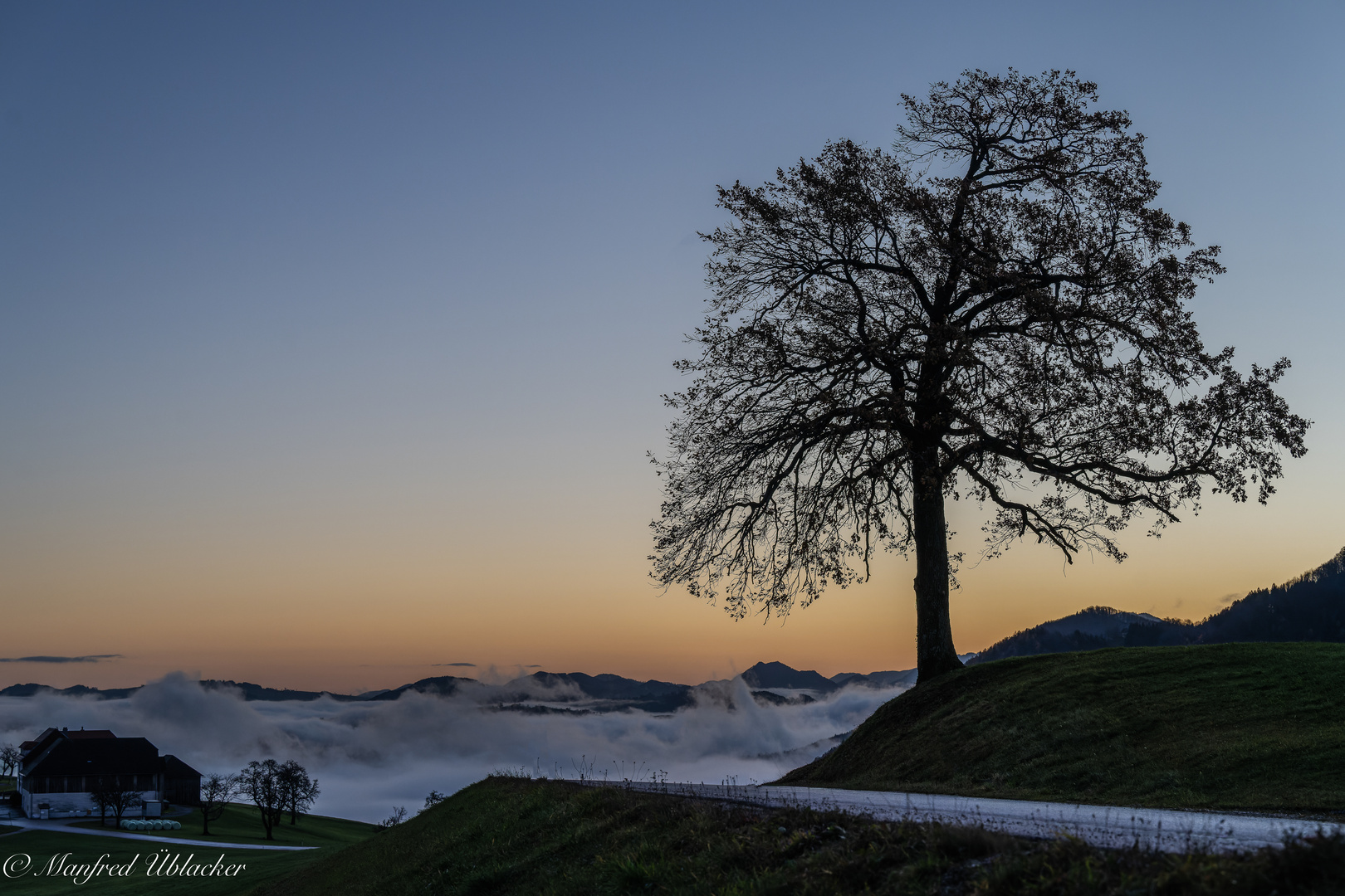 bei Sonnenaufgang ...