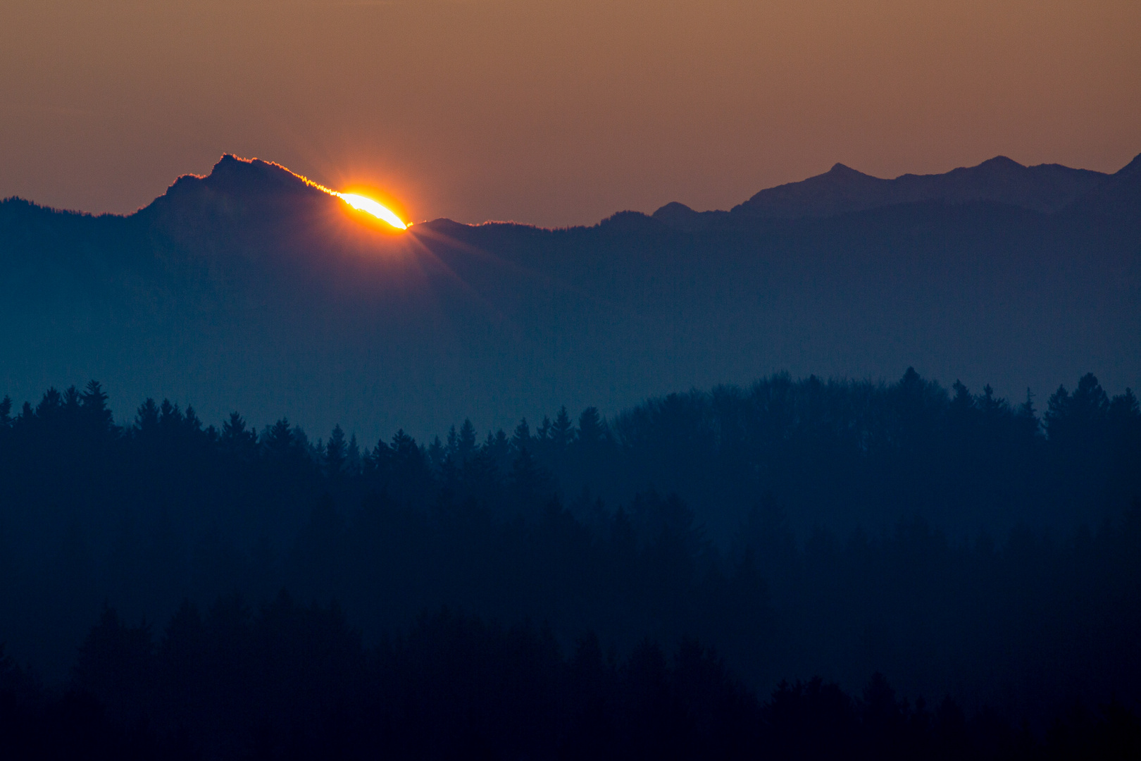 Bei Sonnenaufgang....