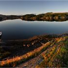 Bei Sonnenaufgang am Bootsanleger auf Dønna