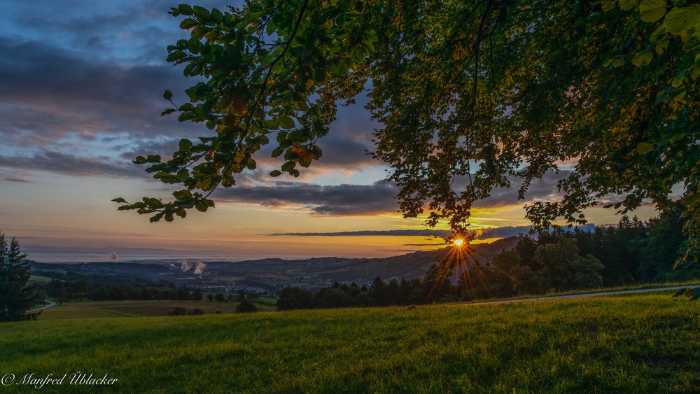 Bei Sonnenaufgang ...