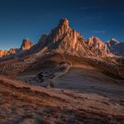 Bei Sonnenaufgang und erster Frostboden