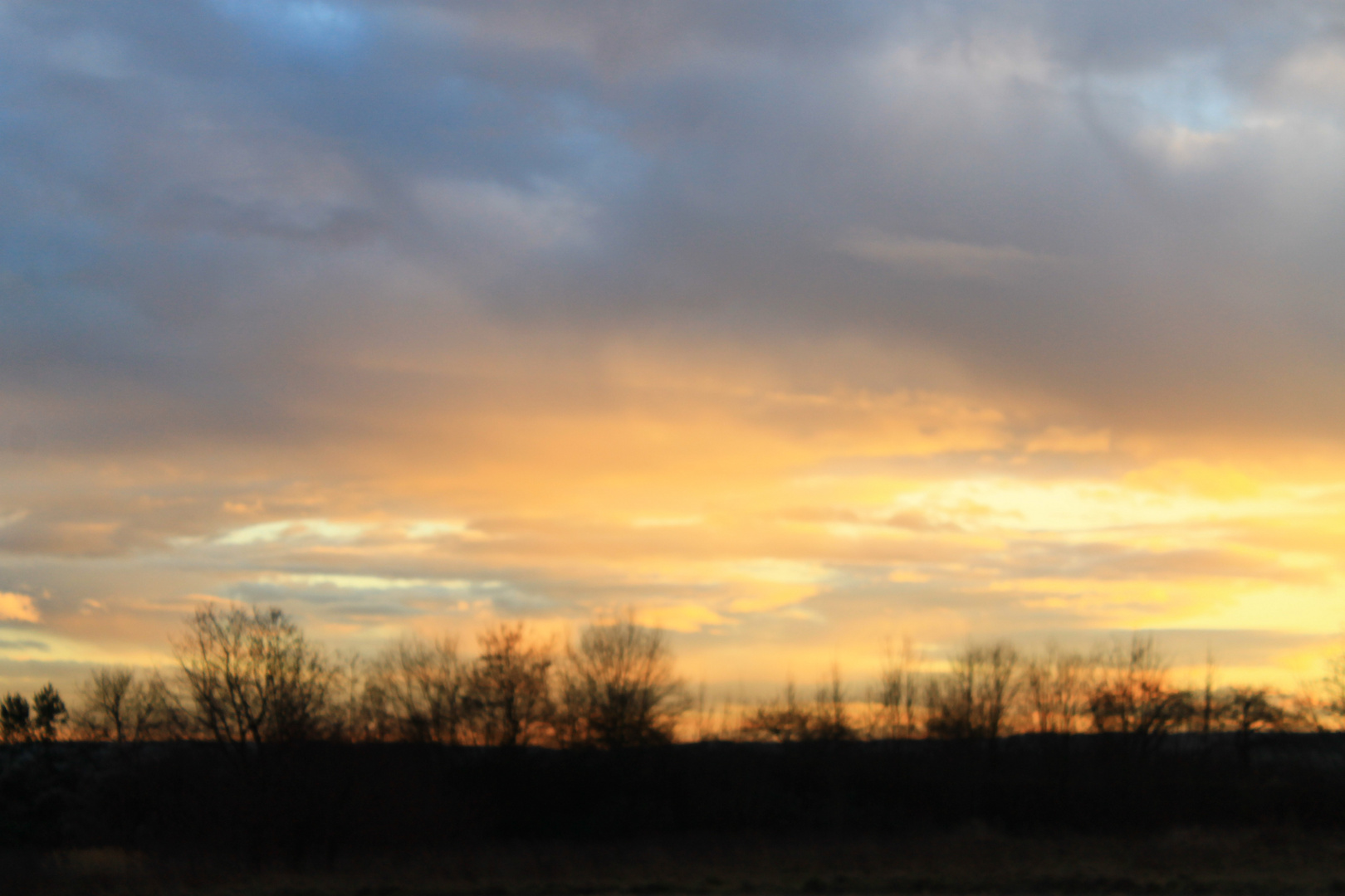 bei Sonnenuntergang