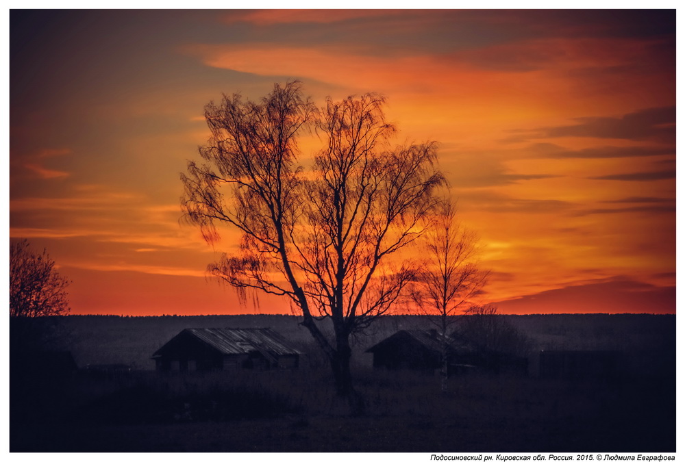 bei Sonnenuntergang