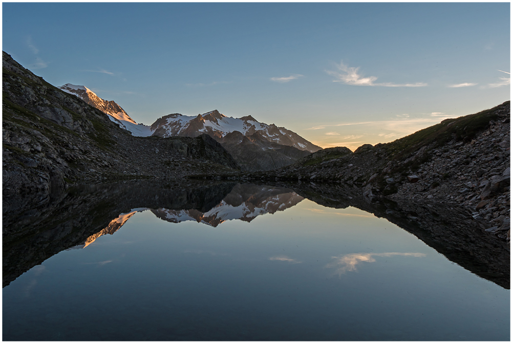 Bei Sonnenuntergang