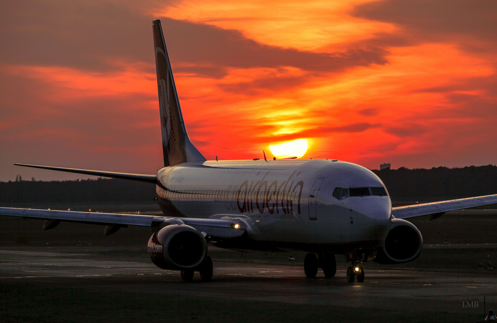 Bei Sonnenuntergang