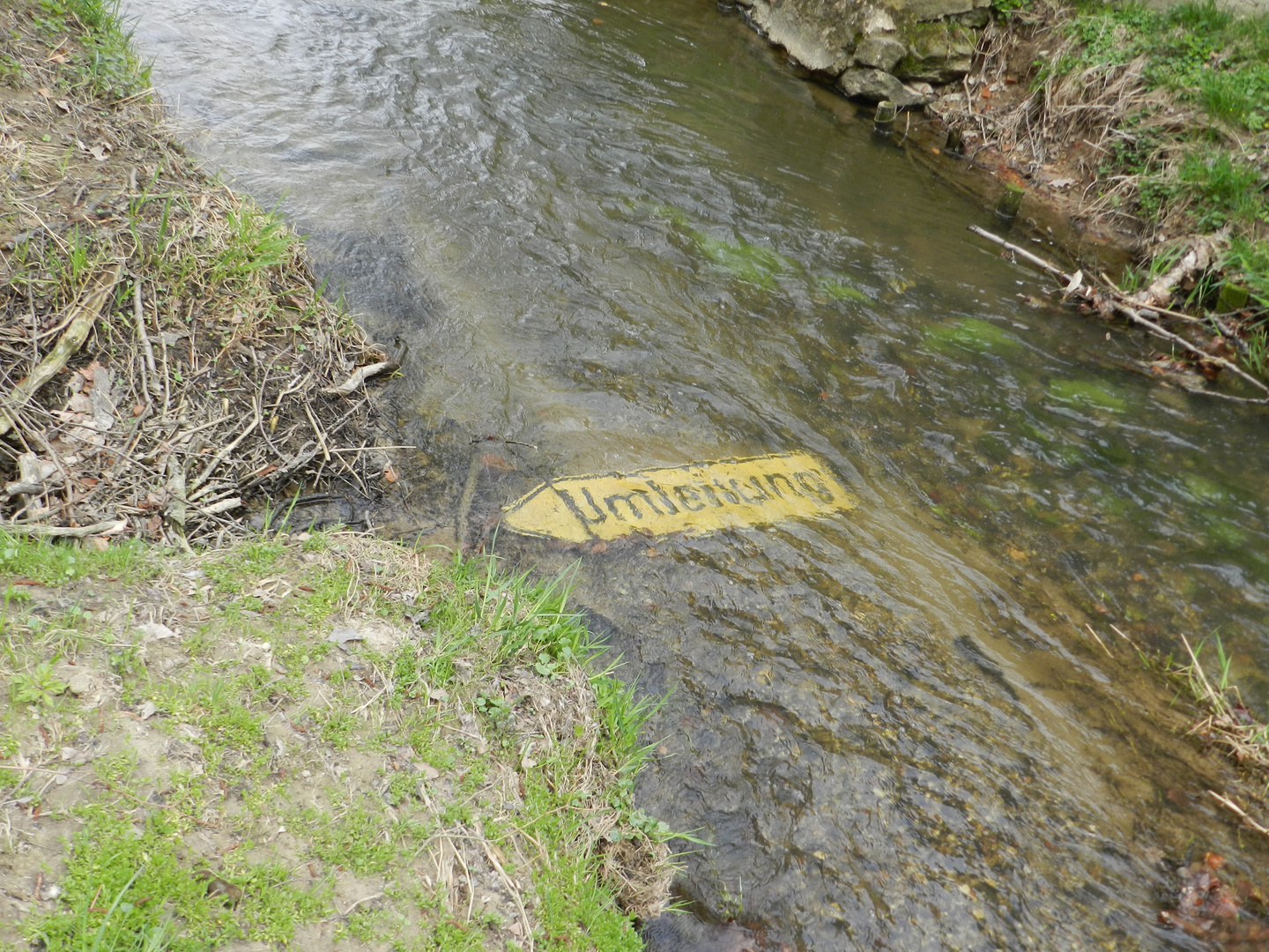 Bei soviel Regen angebracht