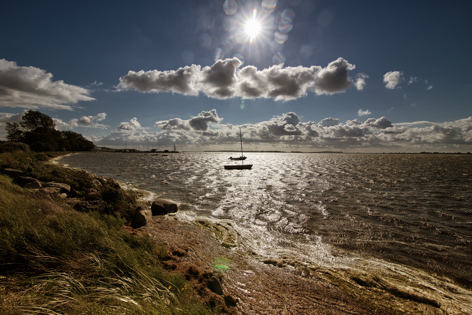 Bei Starkwind in Wiek