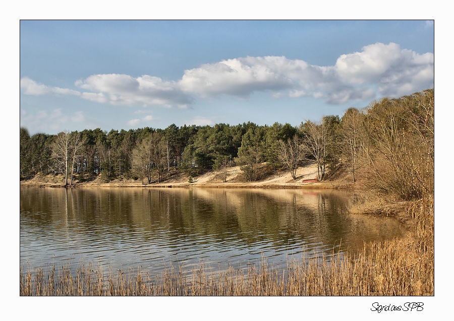 Bei uns am Stausee...