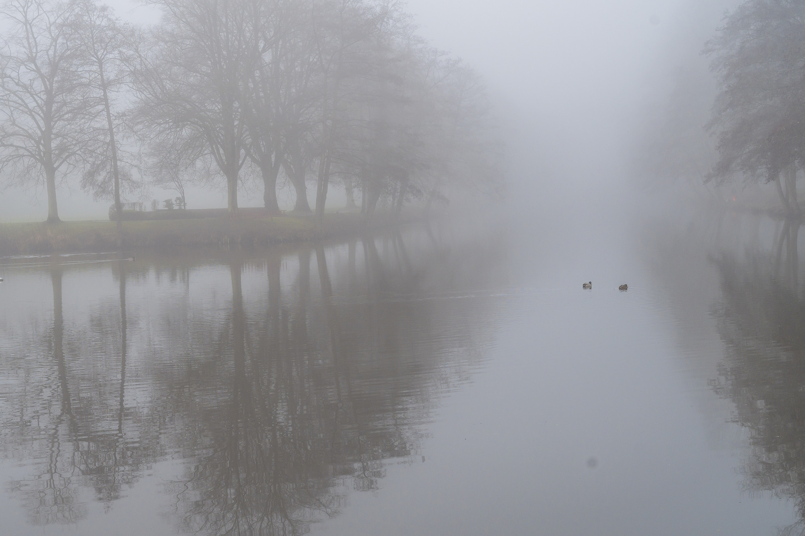 Bei uns Ende Januar