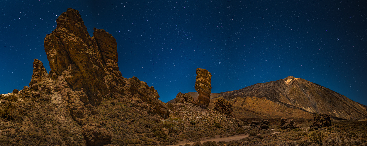 Bei Vollmond am Teide/Teneriffa