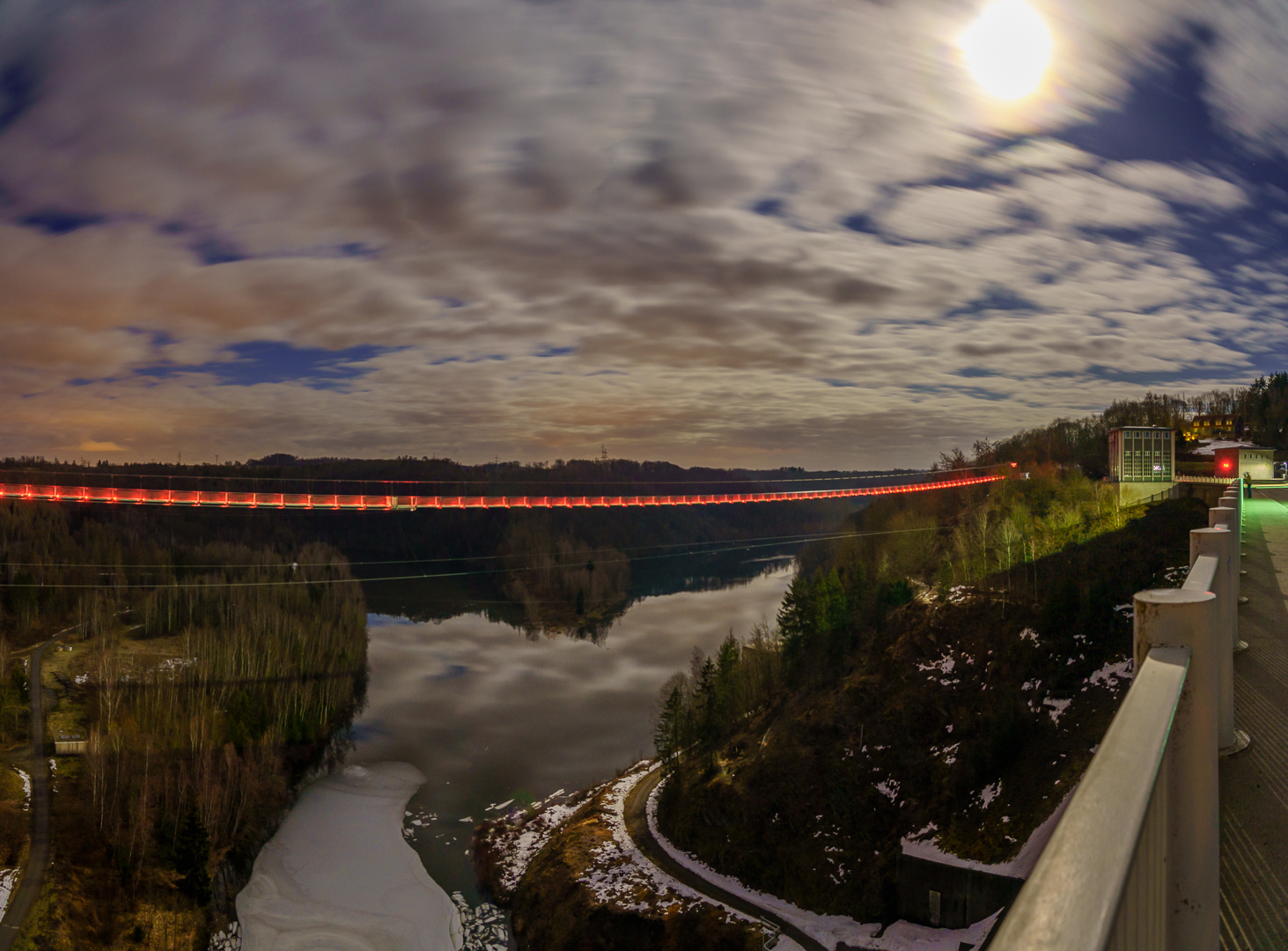 Bei Vollmond an der Rappbodetalsperre (3)