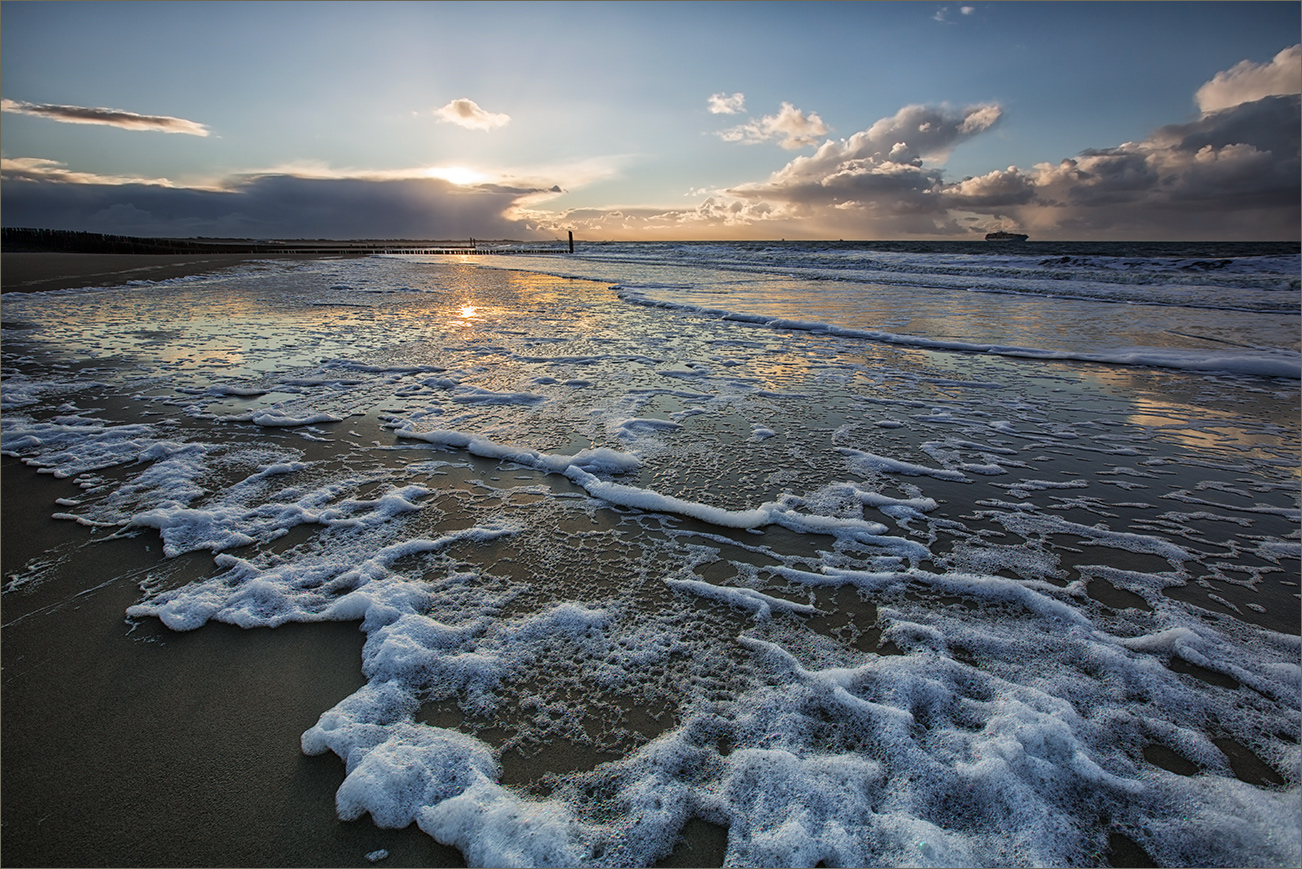 Bei Wind und Wetter am Meer