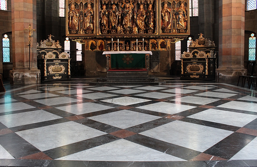 Beichtstühle im Zwickauer Mariendom