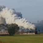 Beide 44er vor dem Holzzug im Jahr 2011