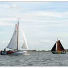 Beide Plattbodenboote in der Nähe von Sloten