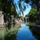 Beijing. Canal au palais d'été.