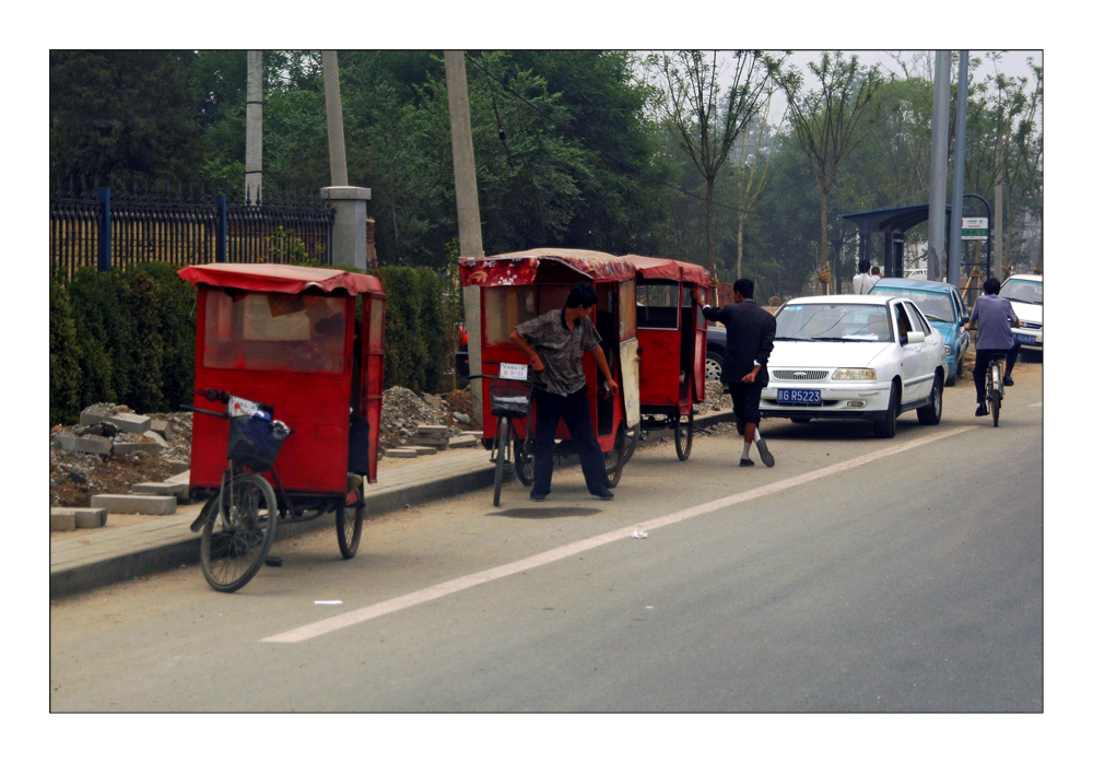 Beijing: Red Cabs