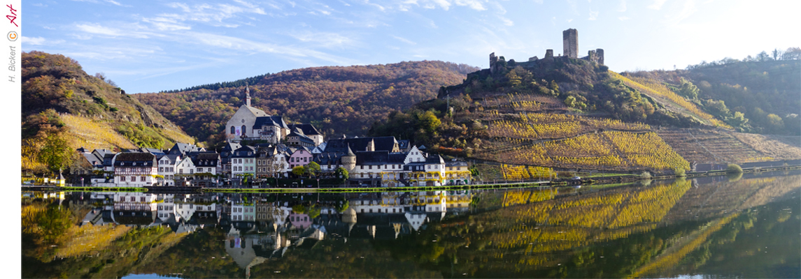 Beilstein an der Mosel mit Burgruine Metternich