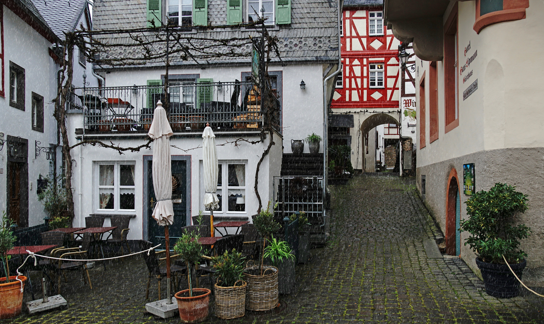 Beilstein bei Regen