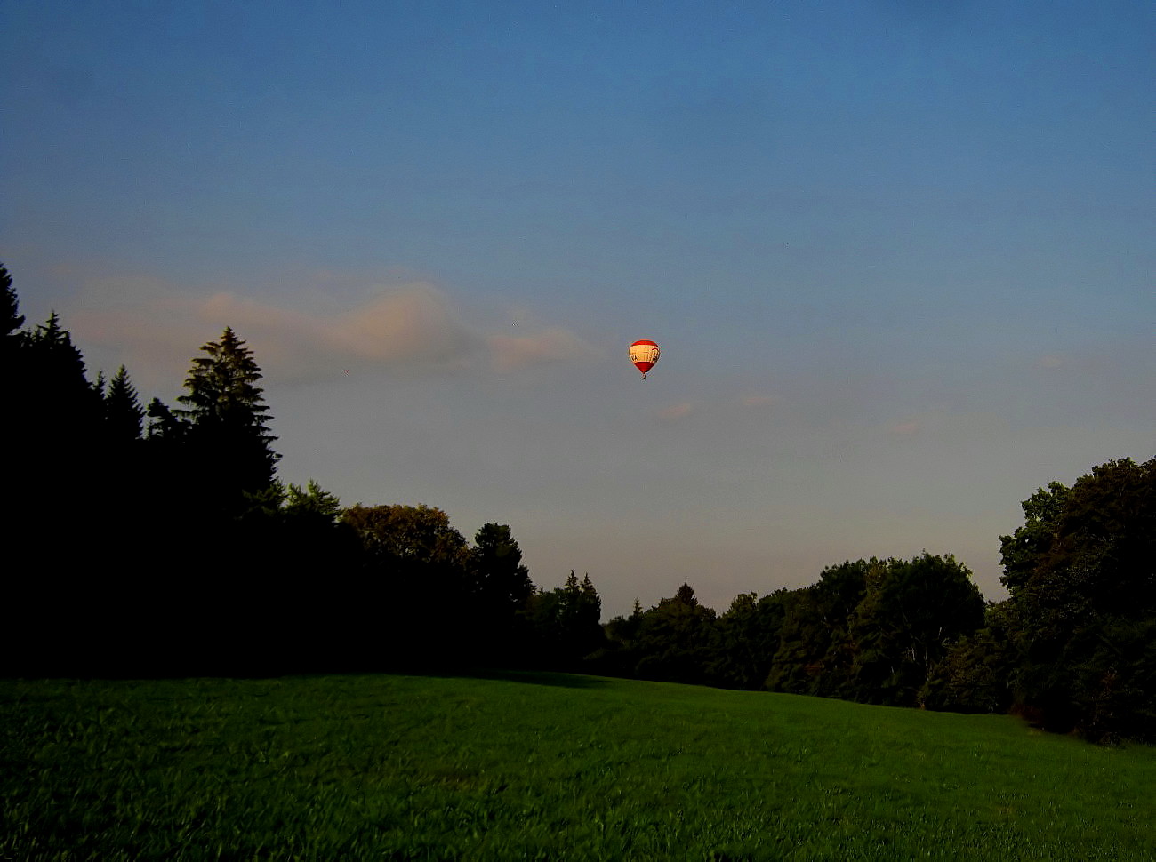 Beim Abendspaziergang