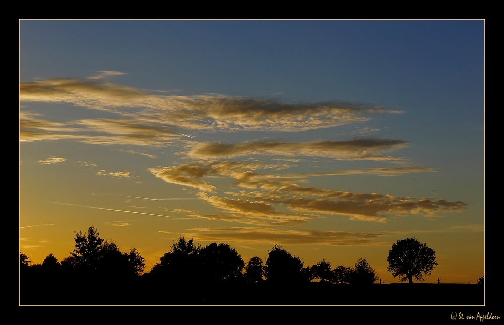 Beim Abendspaziergang