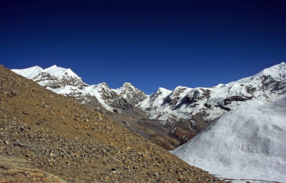 Beim Abstieg vom Thorong La in 5300m Höhe