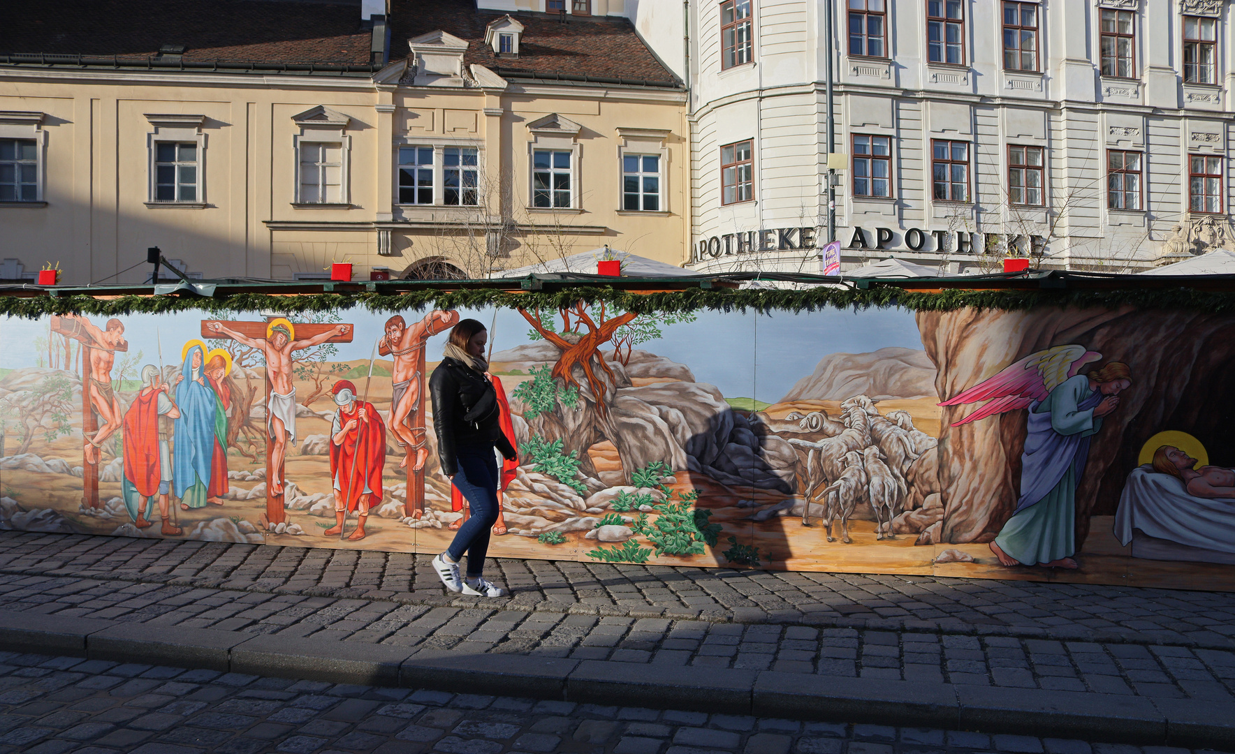 Beim Altwiener Ostermarkt auf der Freyung