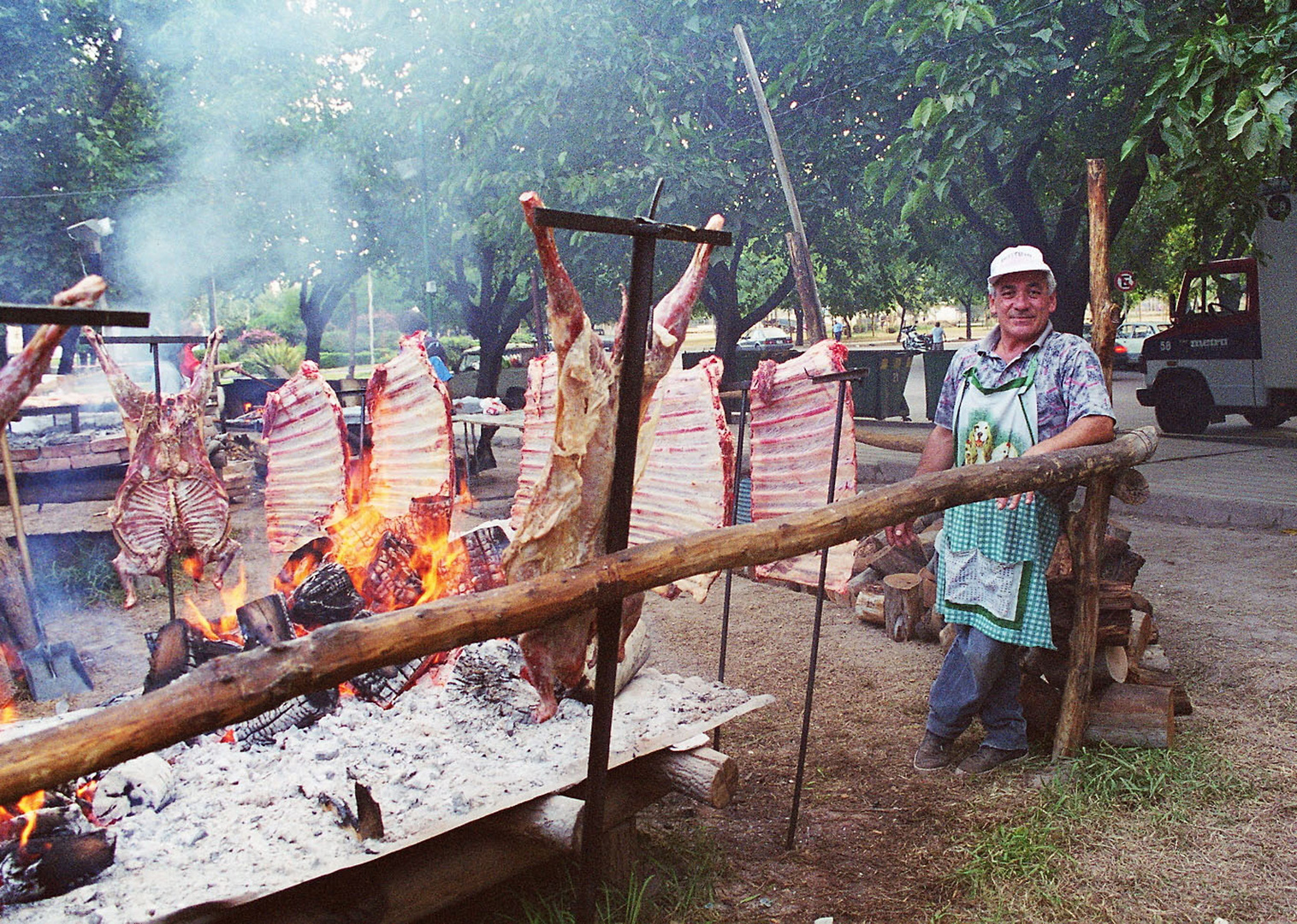 Beim ASADO,Grillen in Mendoza Argentinien