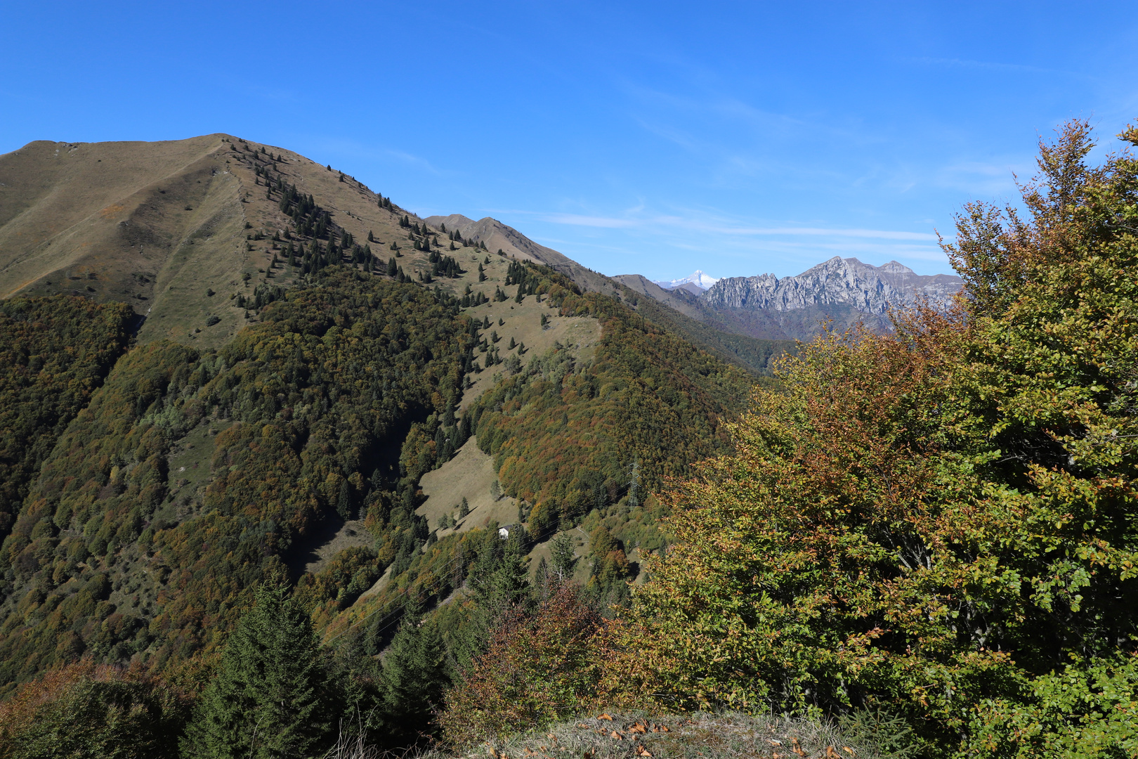 Beim Aufstieg zum Mt. Rocchetta (1575 m)...