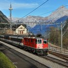 Beim Bahnhof Wassen