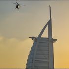 Beim Burj al Arab Hotel spätnachmittags