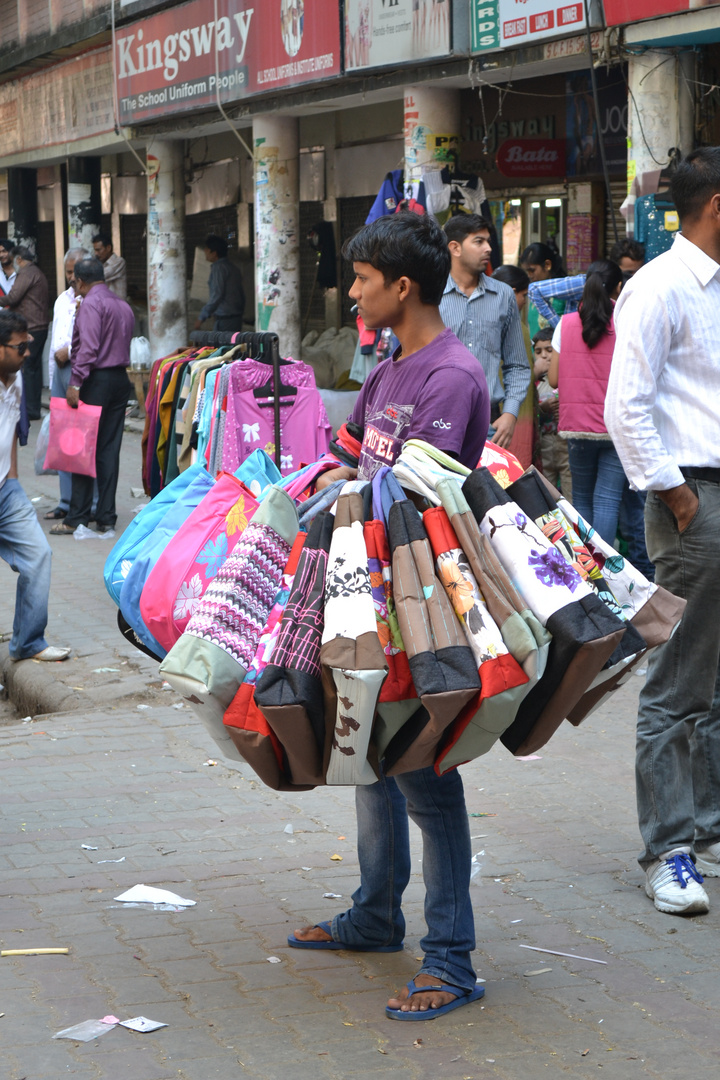 beim Einkauf in Chandigarh