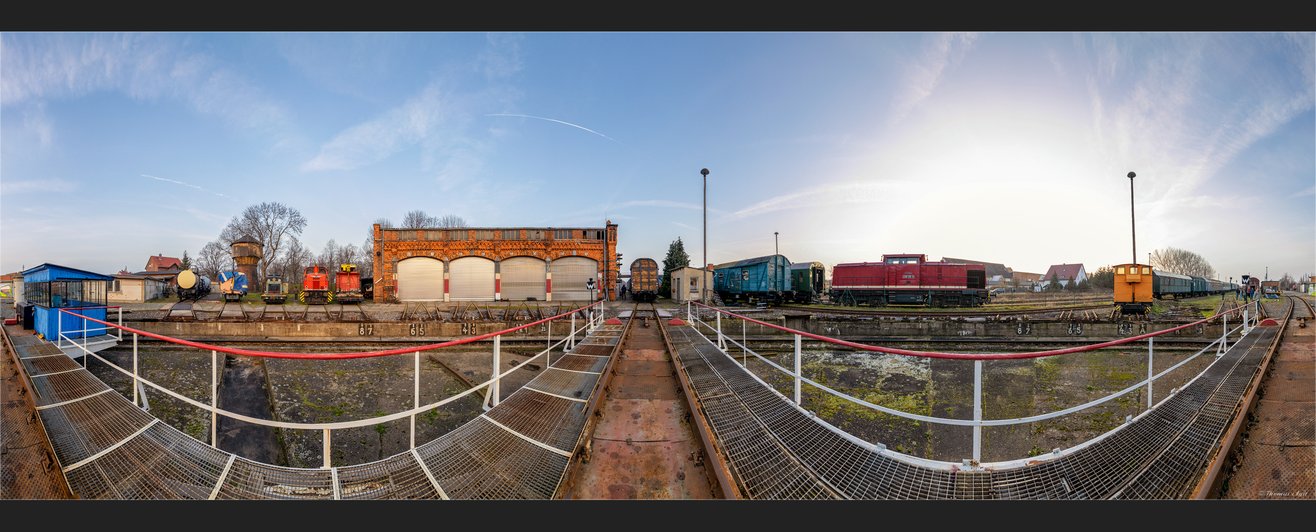 Beim Eisenbahnclub...