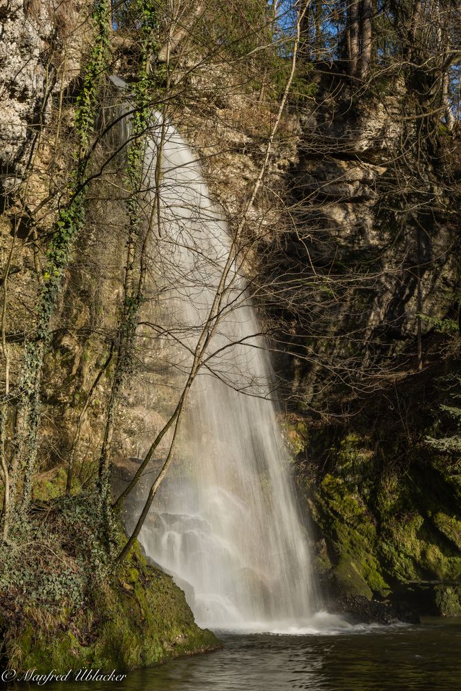 Beim Faller-Wasserfall in ...