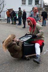 beim Fasching geht es rund